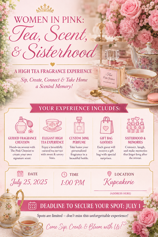 Women In Pink: A High Tea Fragrance Experience
