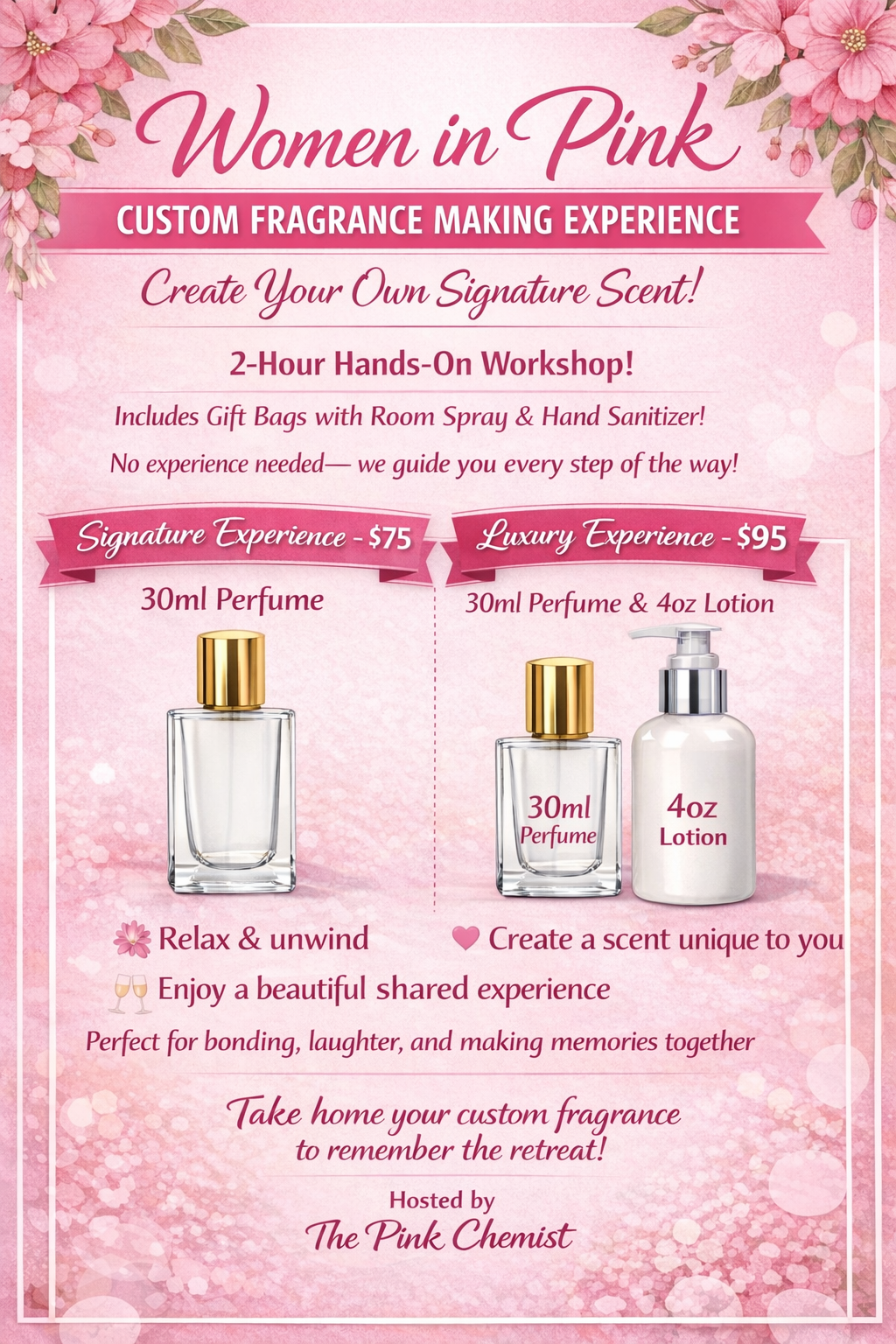 Women In Pink: A High Tea Fragrance Experience